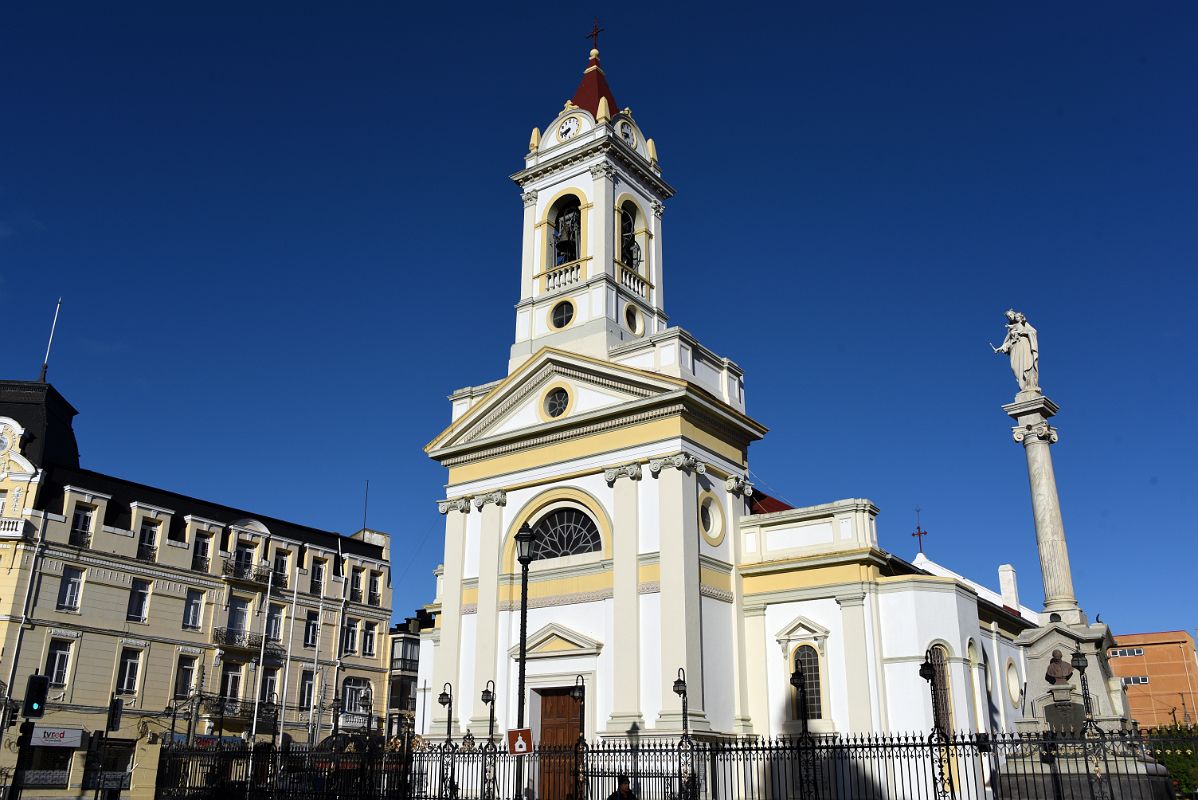 02A The Sacred Heart Cathedral From The Outside Across From Plaza De Armas Munoz Gamero In Punta Arenas Chile